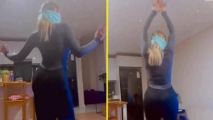 Spor spikeri Hande Sarıoğlu, dans performansıyla dansözlere taş çıkarttı