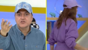 Canlı yayında arkadaşının kocasına yürüme kavgası! Artoyla tartışan Seren Serengil stüdyoyu terk etti