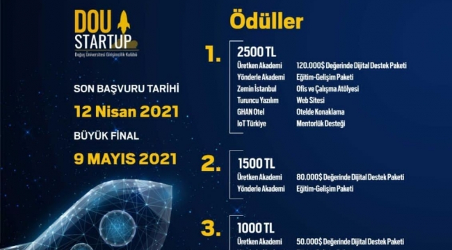 DOĞUŞTAN GİRİŞİMCİLER YARIŞMASI İÇİN SON GÜNLER!