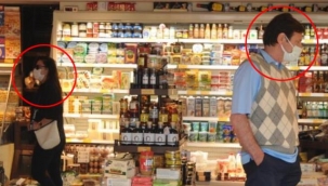 Bir kadınla görüntülenen Kaya Çilingiroğlunun panik anları