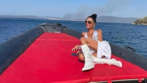 Gönderdiği yardım araçlarının üzerine adını yazdıran Süreyya Yalçına büyük tepki