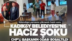 Kadıköy Belediyesine haciz: Başkan Odabaşının odasındaki eşyalar alındı