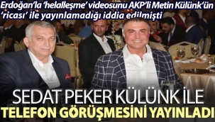 Sedat Peker AKPli Metin Külünkle telefon görüşmesini yayınladı