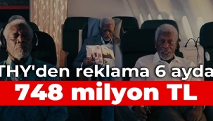 THYden reklama 6 ayda 748 milyon TL