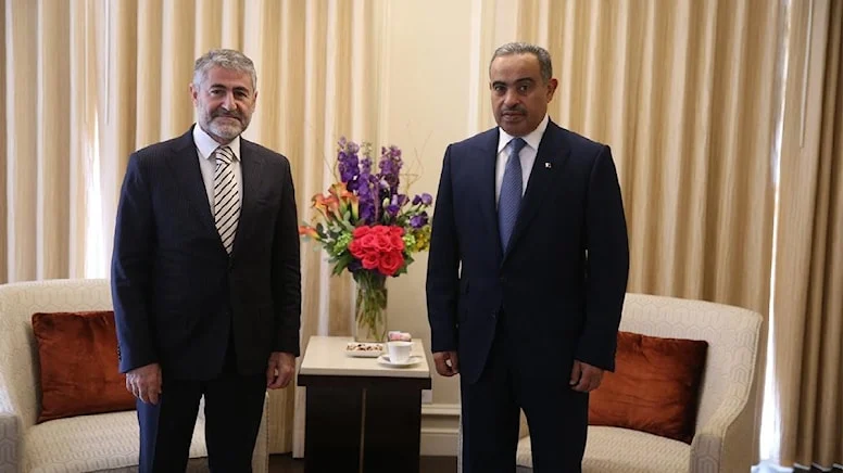 Bakan Nebati, Katar Maliye Bakanı Al-Kuwari ile görüştü