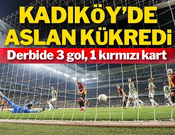 Galatasaray, Fenerbahçe'yi 3-0 mağlup etti