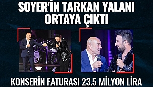 İzmir Büyükşehir Belediye Başkanı Tunç Soyer'in Tarkan yalanı ortaya çıktı! Konserin faturası 23.5 milyon lira