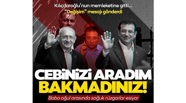 Ekrem İmamoğlu'ndan Kılıçdaroğlu'na: Genel Başkanım cep telefonunuzu aradım ama cevap vermedin.