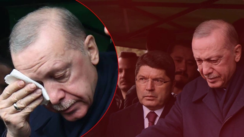 Cumhurbaşkanı Erdoğan, Cenazede Gözyaşlarını Tutamadı