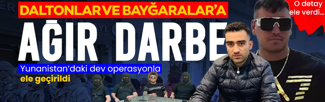 Daltonlar ve Bayğaralar çetesine ağır darbe! Ele geçirilen silahlarda dikkat çeken o detay…