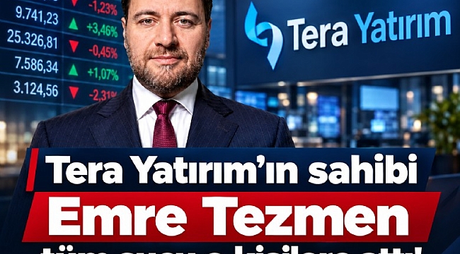 Tera Yatırım'ın sahibi Emre Tezmen tüm suçu o kişilere attı!