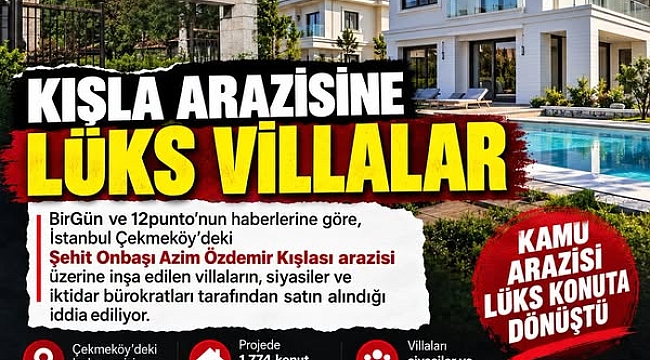 Çekmeköy'deki Azim Özdemir Kışlası Yeşil alanından 141 lüks villa çıktı: Alıcı listesinde tanıdık isimler var